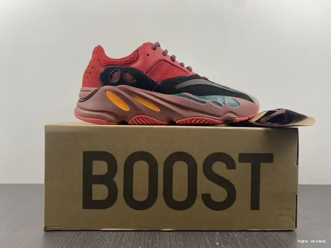 hype Red Adidas Boost Yeezy 700 HQ6979 Hi-Res 0529